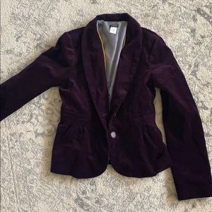 Velvet blazer